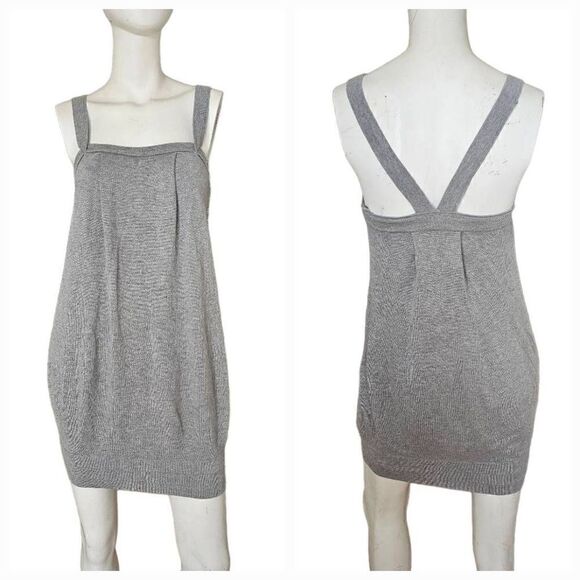 Armani Exchange womens Sz S cashmere Alpaca blend knit sleeveless sweater dress - Picture 1 of 9